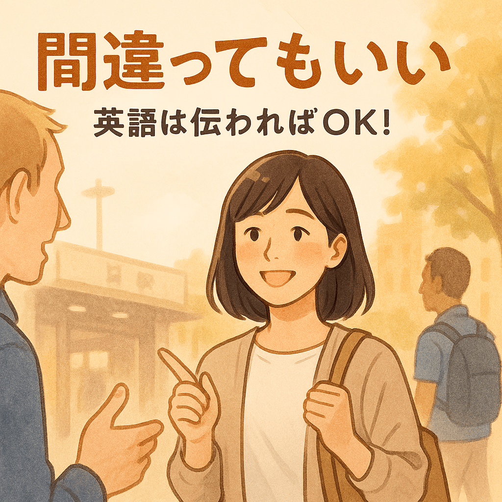 間違ってもいい。伝えよう、話そう、それだけでいい。